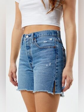 Levi's 501 Original High Waisted Denim Shorts
